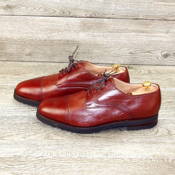 *NEW* $779 Caporicci CERVO 11.5 M Soft Italian Deerskin Leather * new Trees main image 9